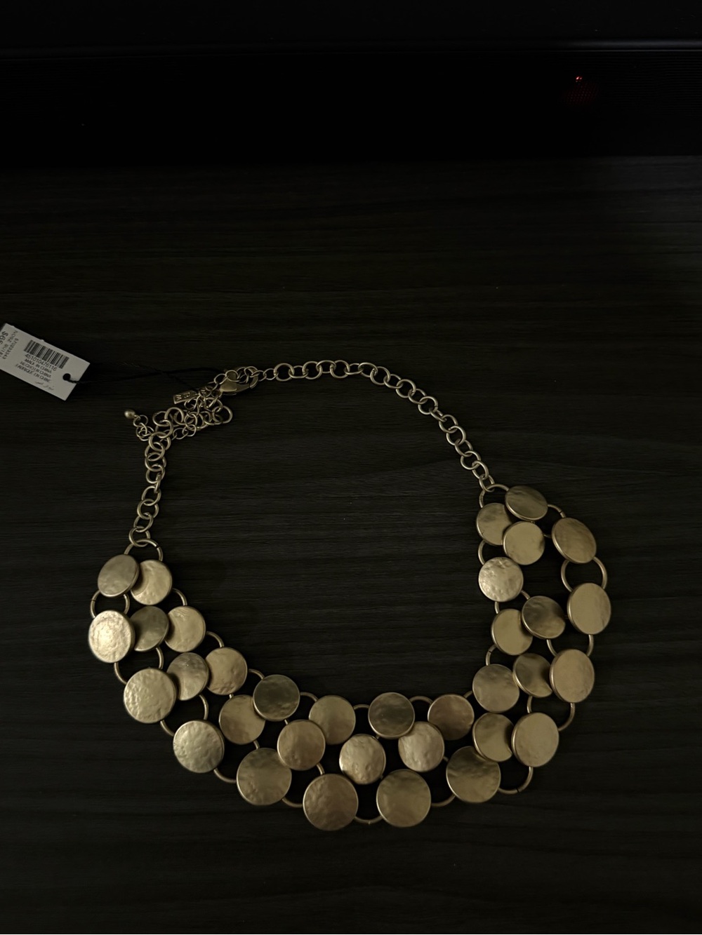 Gold-Tone Disc Statement Necklace - Women Jewelry